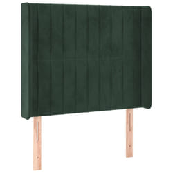VidaXL 3119063 tête de lit et pied de lit Vert foncé