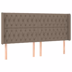 VidaXL 3119130, Taupe, Polyester, Bois, 2030 mm, 78 cm, 88 cm, 160 mm