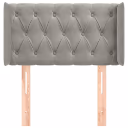 VidaXL 3119134 tête de lit et pied de lit Gris clair