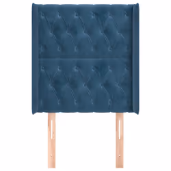 VidaXL 3119138 tête de lit et pied de lit Bleu foncé