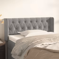VidaXL 3119146 tête de lit et pied de lit Gris clair