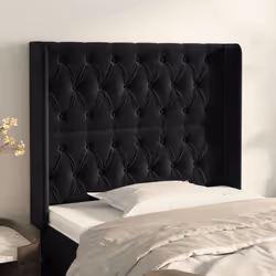 VidaXL 3119148 tête de lit et pied de lit Noir