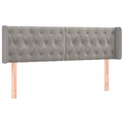 VidaXL 3119152, Gris clair, Polyester, Bois, 1470 mm, 78 cm, 88 cm, 160 mm