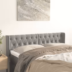 VidaXL 3119158 tête de lit et pied de lit Gris clair
