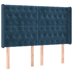 VidaXL 3119162 tête de lit et pied de lit Bleu foncé