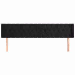 VidaXL 3119166 tête de lit et pied de lit Noir