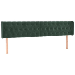 VidaXL 3119167 tête de lit et pied de lit Vert foncé