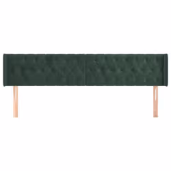 VidaXL 3119167 tête de lit et pied de lit Vert foncé
