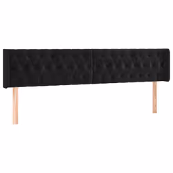 VidaXL 3119172, Noir, Polyester, Bois, 2030 mm, 78 cm, 88 cm, 160 mm
