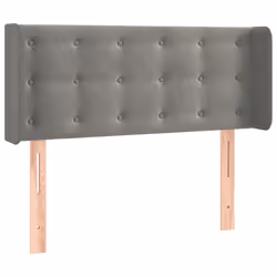 VidaXL 3119262, Gris clair, Polyester, Bois, 1830 mm, 78 cm, 88 cm, 160 mm
