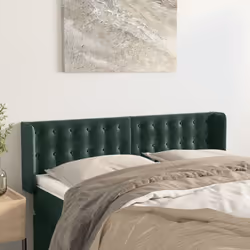 VidaXL 3119265 tête de lit et pied de lit Vert foncé