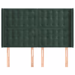 VidaXL 3119271 tête de lit et pied de lit Vert foncé