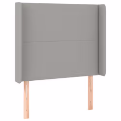 VidaXL 3119282, Gris clair, Polyester, Bois, 930 mm, 118 cm, 128 cm, 160 mm