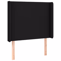 VidaXL 3119284, Noir, Polyester, Bois, 930 mm, 118 cm, 128 cm, 160 mm