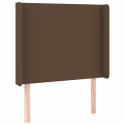 VidaXL 3119293, Marron foncé, Polyester, Bois, 1030 mm, 118 cm, 128 cm, 160 mm