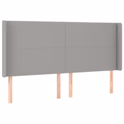 VidaXL 3119306, Gris clair, Polyester, Bois, 1630 mm, 118 cm, 128 cm, 160 mm