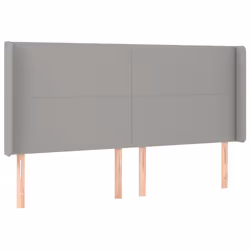 VidaXL 3119322, Gris clair, Polyester, Bois, 2030 mm, 118 cm, 128 cm, 160 mm