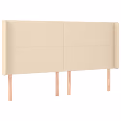 VidaXL 3119327, Crème, Polyester, Bois, 2030 mm, 118 cm, 128 cm, 160 mm