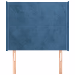 VidaXL 3119334 tête de lit et pied de lit Bleu foncé