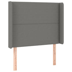 VidaXL 3119415 tête de lit et pied de lit Gris foncé