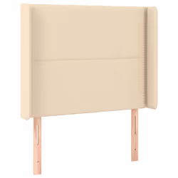 VidaXL 3119427, Crème, Polyester, Bois, 930 mm, 118 cm, 128 cm, 160 mm