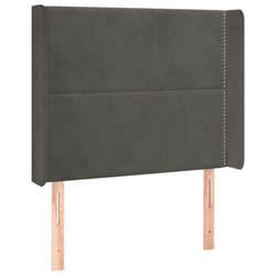 VidaXL 3119471 tête de lit et pied de lit Gris foncé