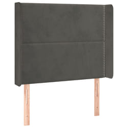 VidaXL 3119483 tête de lit et pied de lit Gris foncé