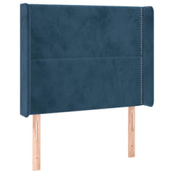 VidaXL 3119486 tête de lit et pied de lit Bleu foncé