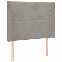 VidaXL 3119494, Gris clair, Polyester, Bois, 1630 mm, 118 cm, 128 cm, 160 mm