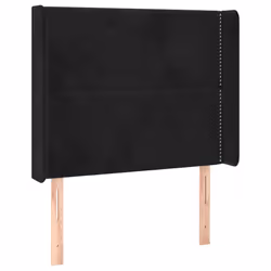 VidaXL 3119496, Noir, Polyester, Bois, 1630 mm, 118 cm, 128 cm, 160 mm