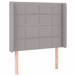 VidaXL 3119554, Gris clair, Polyester, Bois, 830 mm, 118 cm, 128 cm, 160 mm
