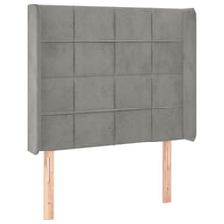 VidaXL 3119610 tête de lit et pied de lit Gris clair