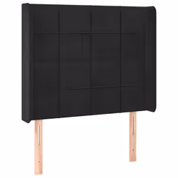 VidaXL 3119612, Noir, Polyester, Bois, 830 mm, 118 cm, 128 cm, 160 mm