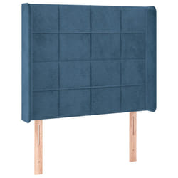 VidaXL 3119614 tête de lit et pied de lit Bleu foncé