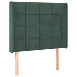 VidaXL 3119619 tête de lit et pied de lit Vert foncé