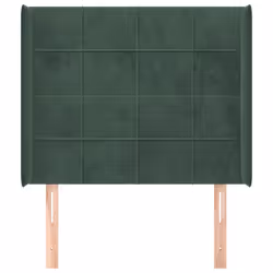 VidaXL 3119619 tête de lit et pied de lit Vert foncé