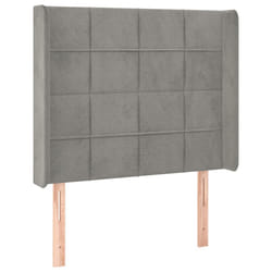 VidaXL 3119622 tête de lit et pied de lit Gris clair