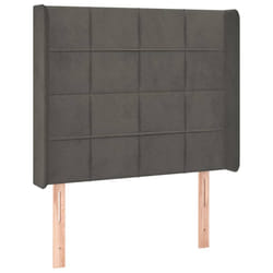 VidaXL 3119623 tête de lit et pied de lit Gris foncé