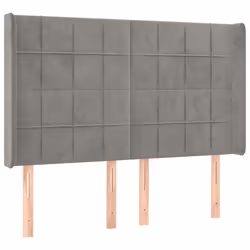 VidaXL 3119628, Gris clair, Polyester, Bois, 1470 mm, 118 cm, 128 cm, 160 mm