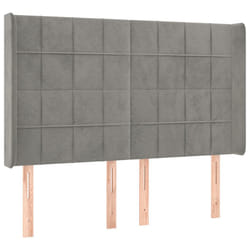 VidaXL 3119628 tête de lit et pied de lit Gris clair