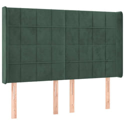 VidaXL 3119631 tête de lit et pied de lit Vert foncé