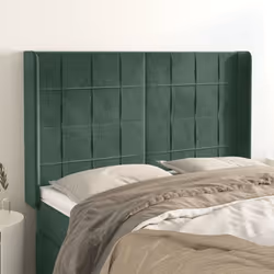 VidaXL 3119631 tête de lit et pied de lit Vert foncé