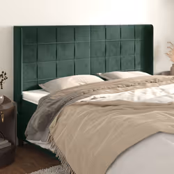 VidaXL 3119637 tête de lit et pied de lit Vert foncé