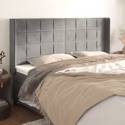 VidaXL 3119640 tête de lit et pied de lit Gris clair