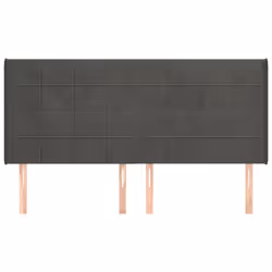 VidaXL 3119647 tête de lit et pied de lit Gris foncé