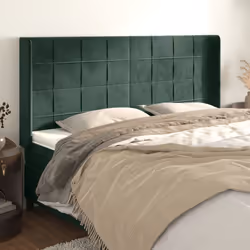 VidaXL 3119649 tête de lit et pied de lit Vert foncé
