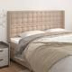 vidaXL Tête de lit avec oreilles Cappuccino 183x16x118/128 cm