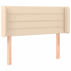 VidaXL 3119707, Crème, Polyester, Bois, 930 mm, 118 cm, 128 cm, 160 mm