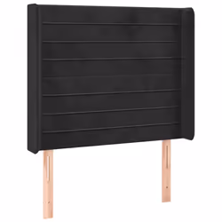 VidaXL 3119752, Noir, Polyester, Bois, 830 mm, 118 cm, 128 cm, 160 mm