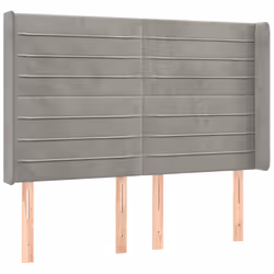 VidaXL 3119768, Gris clair, Polyester, Bois, 1470 mm, 118 cm, 128 cm, 160 mm